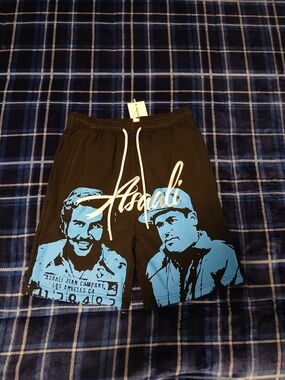 Asaali El Chapo & Pablo Escobar Blue Shorts